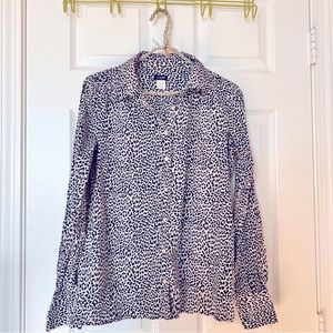J. Crew Leopard Print Shirt